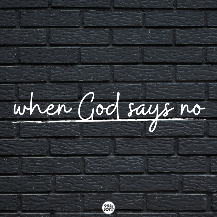 When God Says No