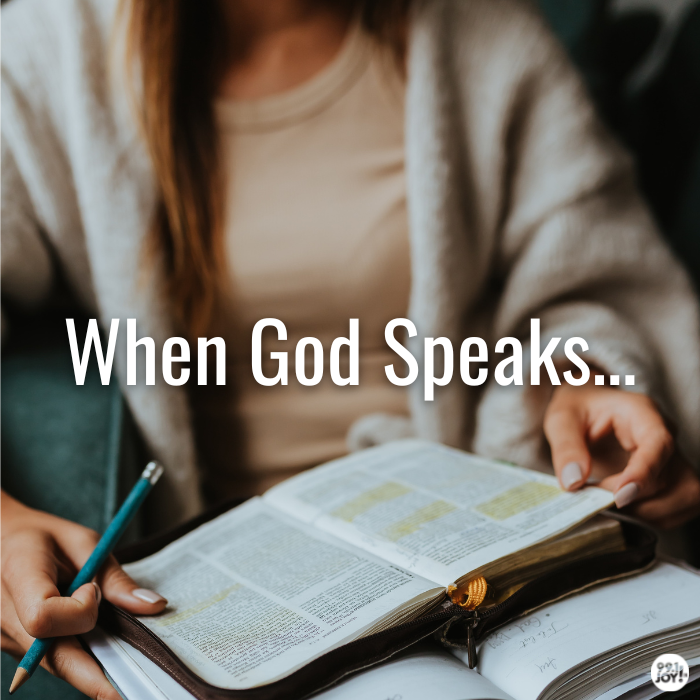 When God Speaks…