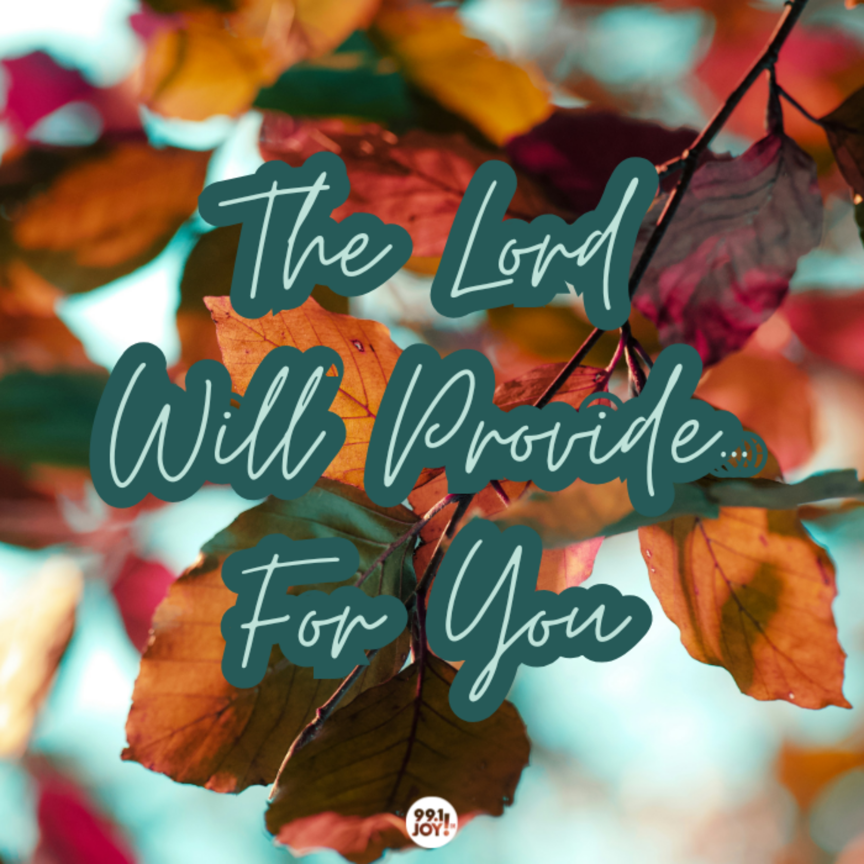 The Lord Will Provide…For You