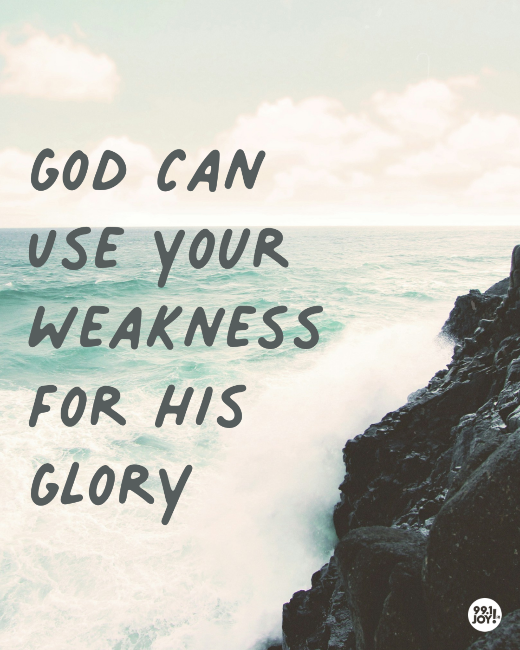 God Can Use Your Weakness For His Glory