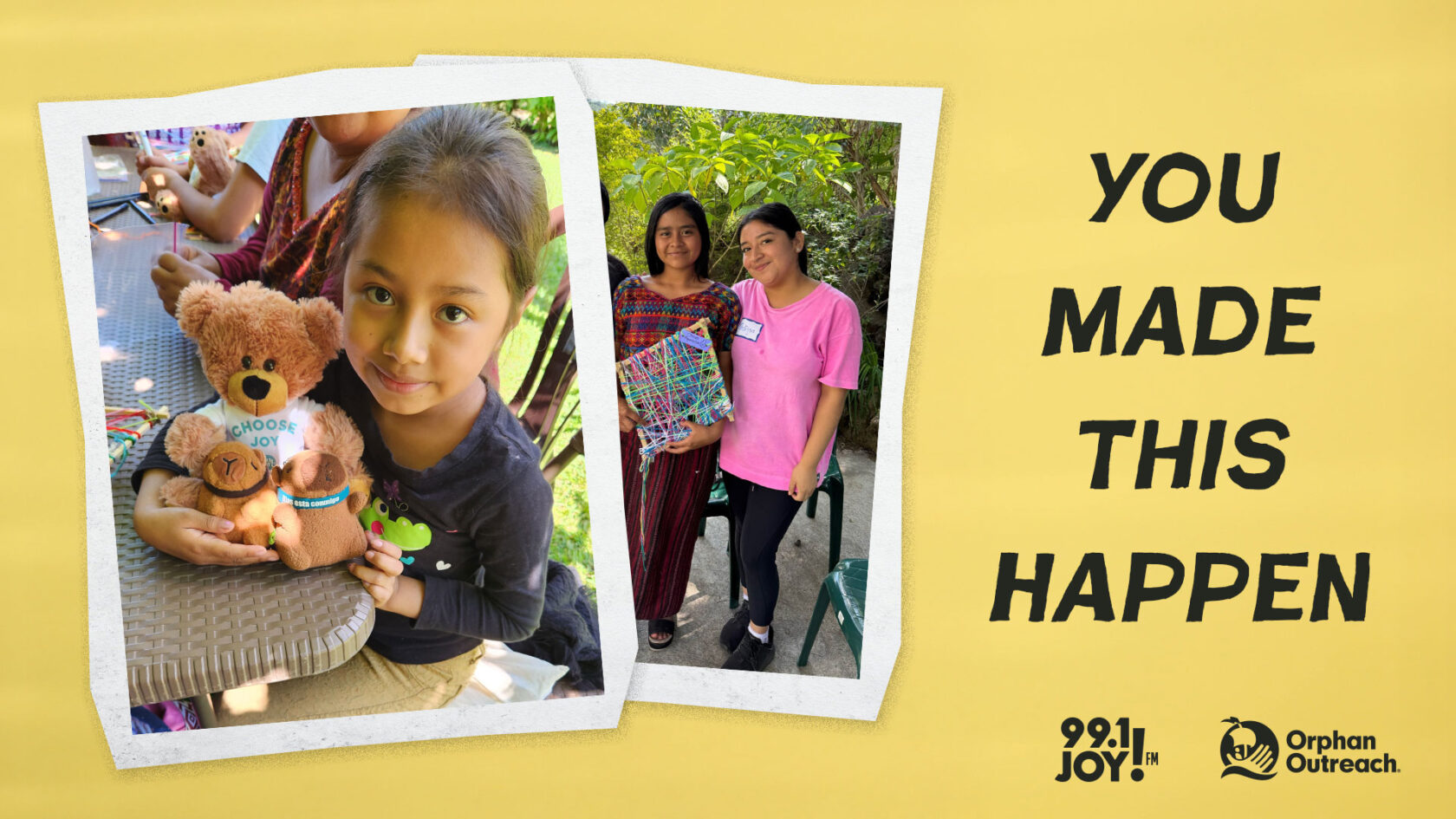 Thank You For Making a Difference For Those In Guatemala