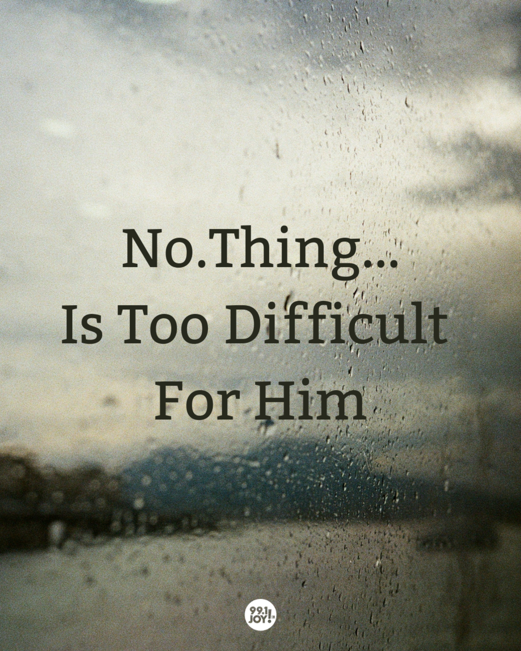 No.Thing… Is Too Difficult For Him