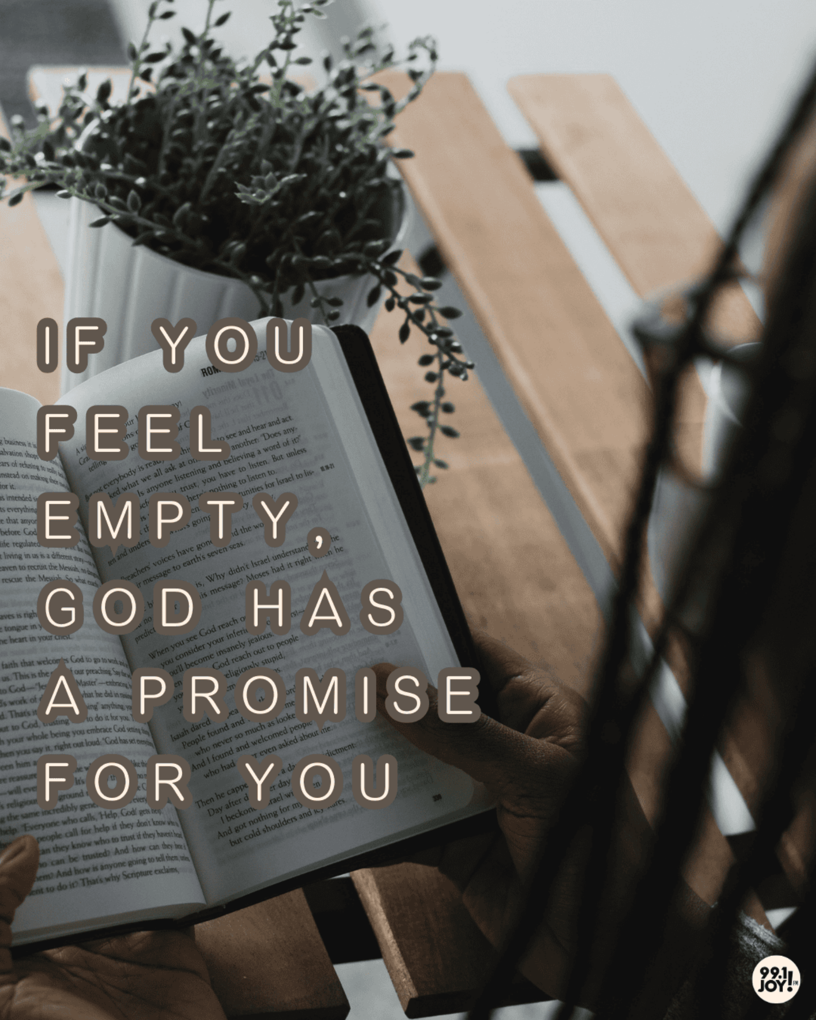 If You Feel Empty, God Has A Promise For You