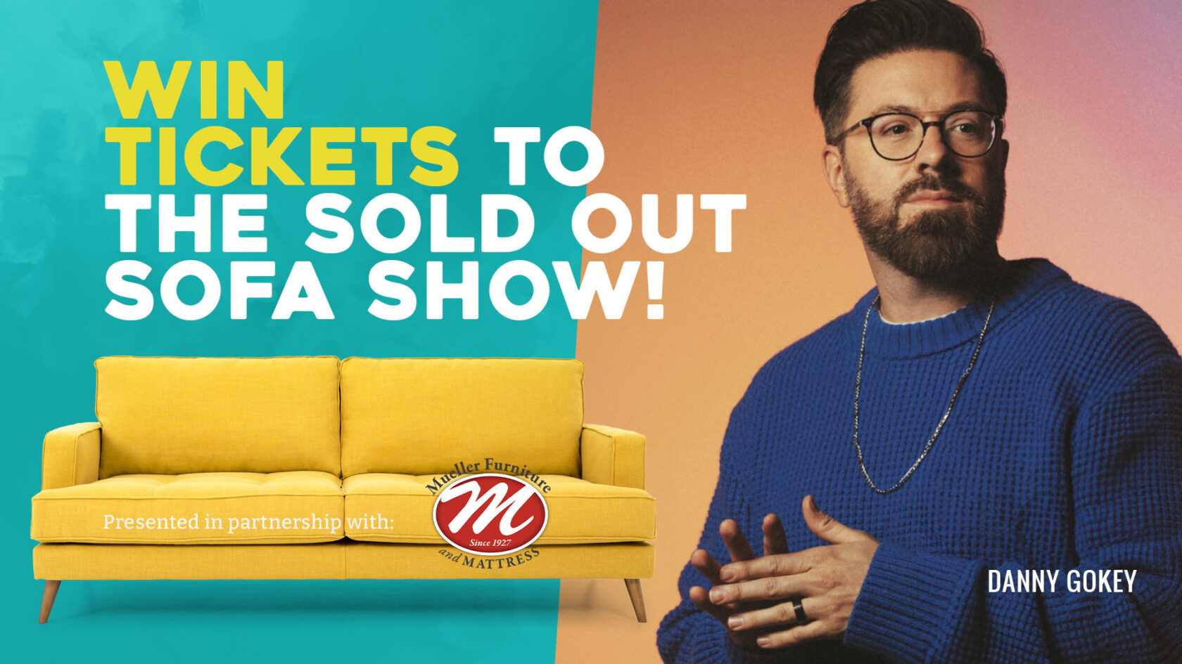 Win Free Tickets To See Danny Gokey at the Sofa Show