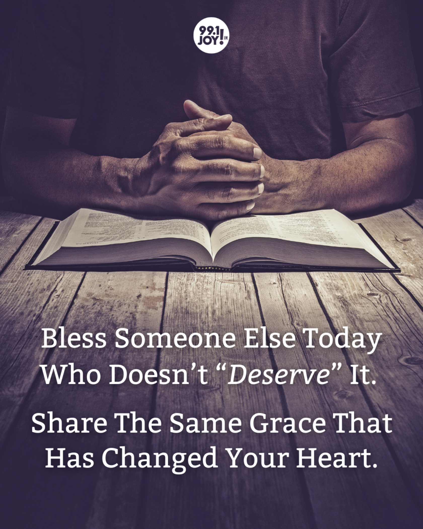 Bless Someone Else Today Who Doesn’t “Deserve” It. Share The Same Grace That Has Changed Your Heart