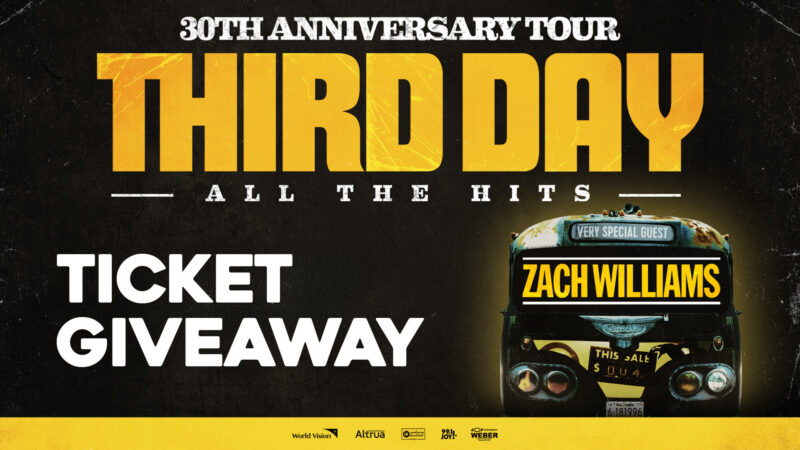 More JOY Monday – Third Day Ticket Giveaway