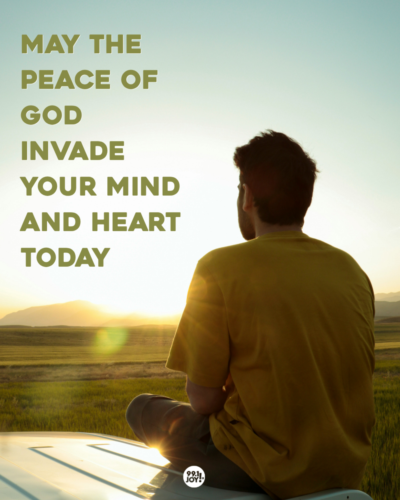 May The Peace Of God Invade Your Mind And Heart Today